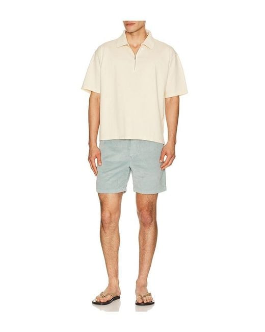 Faherty Brand Blue Essential Corduroy Shorts for men