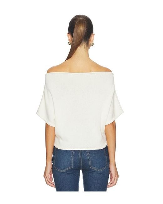 EB DENIM White Dahlia Shrug Top