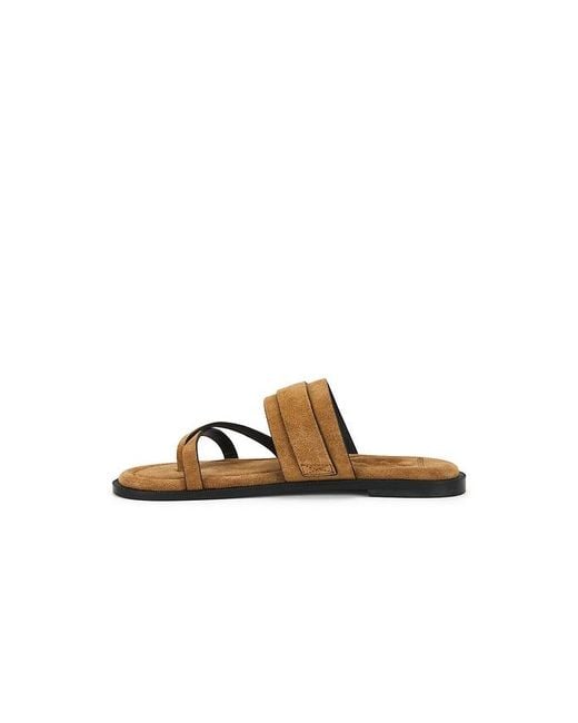 Free People Metallic Belted Cross Strap Sandal