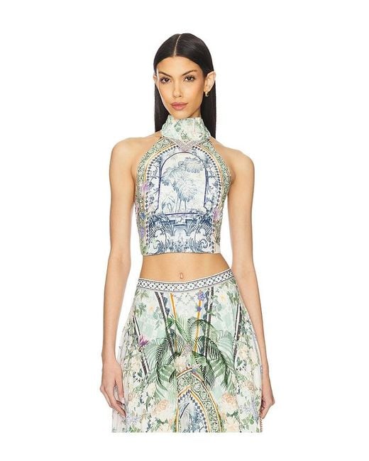 Camilla White Halter Top