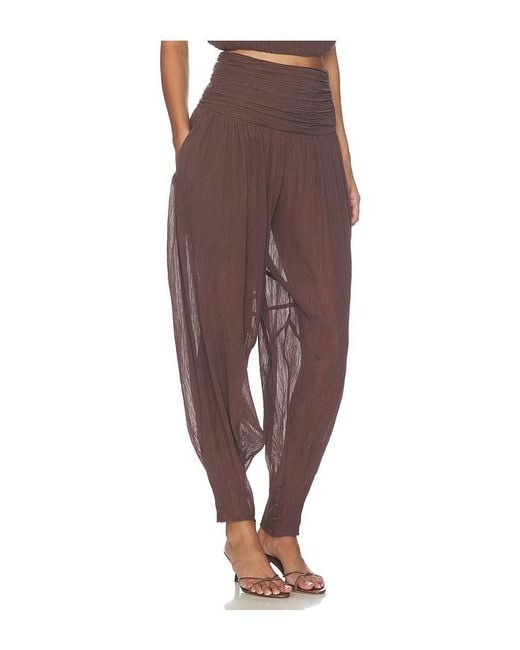 Camila Coelho Purple Mirelle Pant