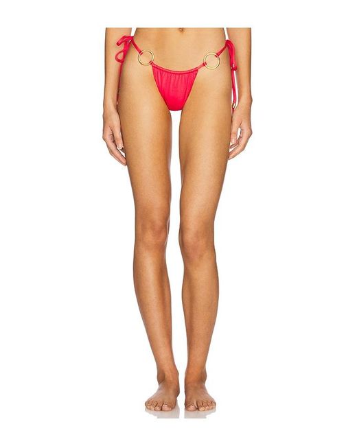 Cin Cin Orange Cove String Bikini Bottom