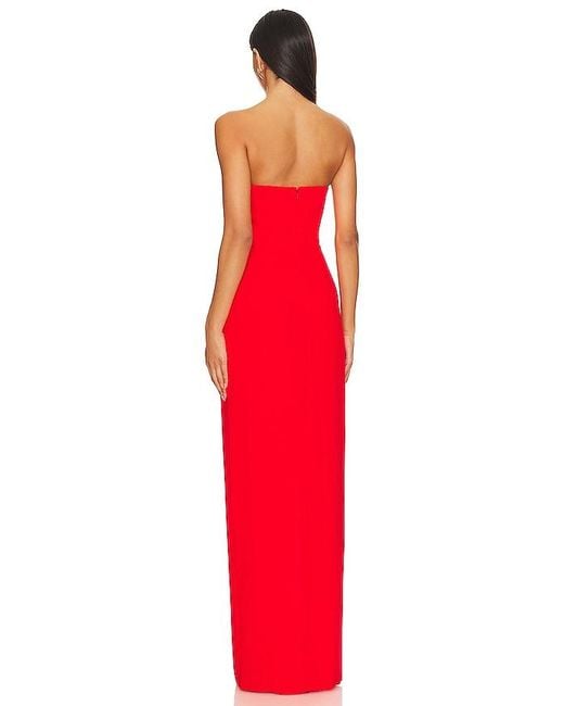 Amanda Uprichard Red X Revolve Wolfe Gown