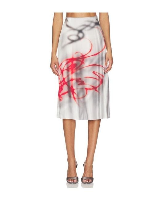 DIESEL Red Orchid Skirt
