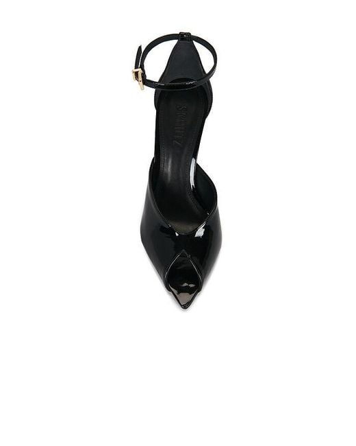 SCHUTZ SHOES Black Ingrid Lace Pump