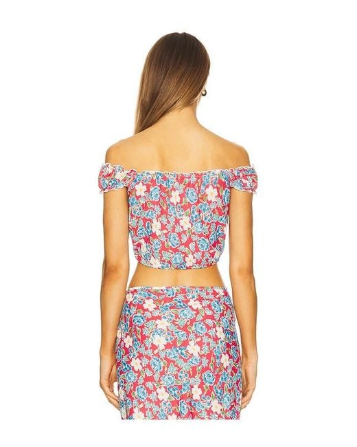Bella Venice Red The Izzy Top