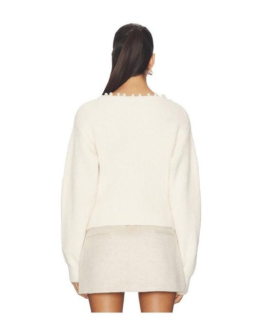 Blank NYC White Langarm Pullover