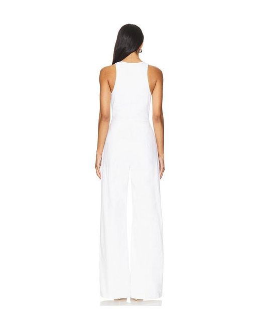 Amanda Uprichard White X Revolve Ethan Jumpsuit