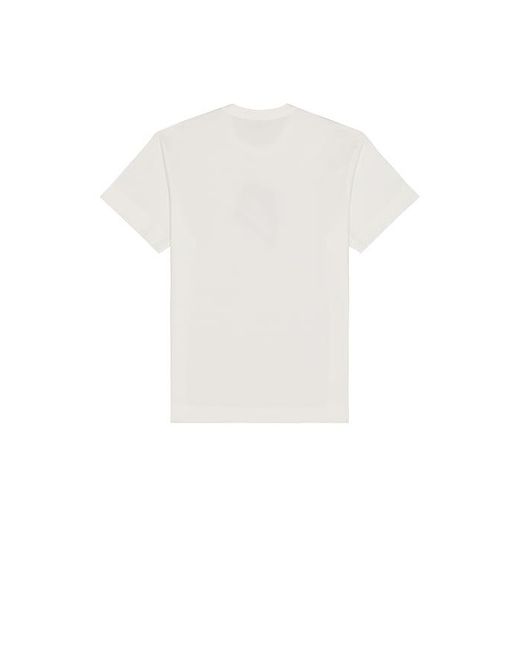 Etai LA White 3D Print Dot Brust E Tee for men