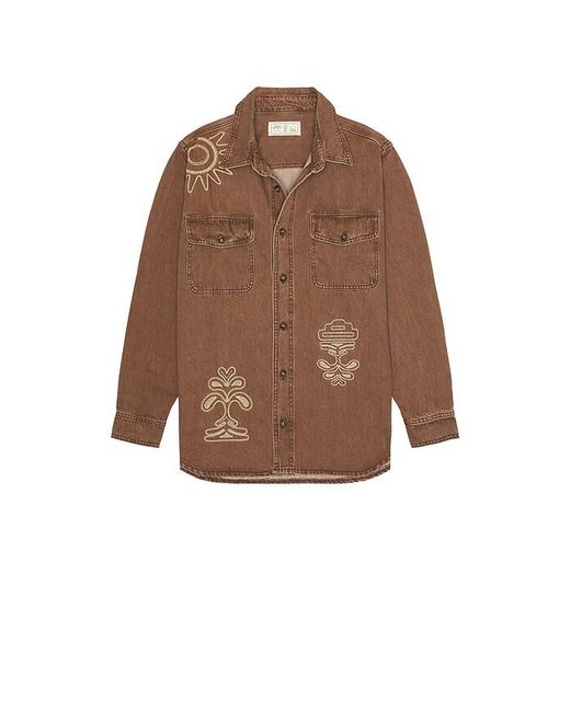 Agua Bendita Brown Ethan Shirt for men