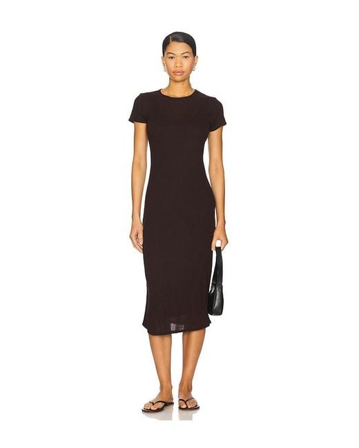 Leset Black Midi-Kleid Rozzi