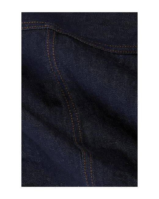 GRLFRND Blue Ella Cropped Jacket