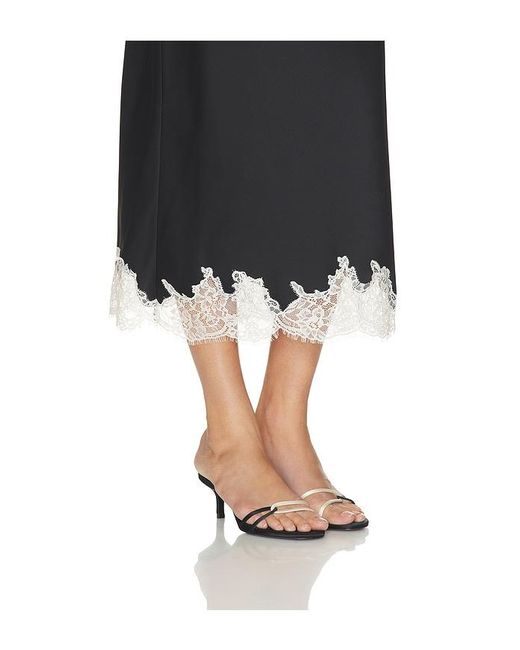 Astr Black Blossom Skirt