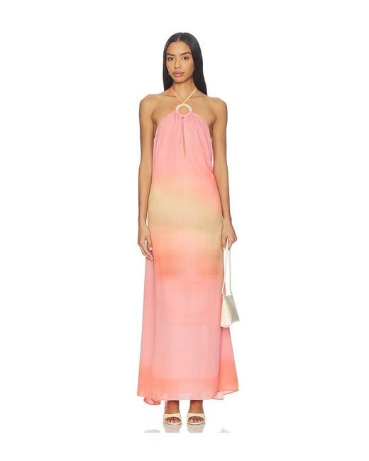 Baobab White Rondine Maxi Dress