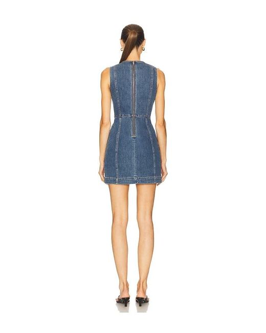 Veronica Beard Blue Zaire Mini Dress