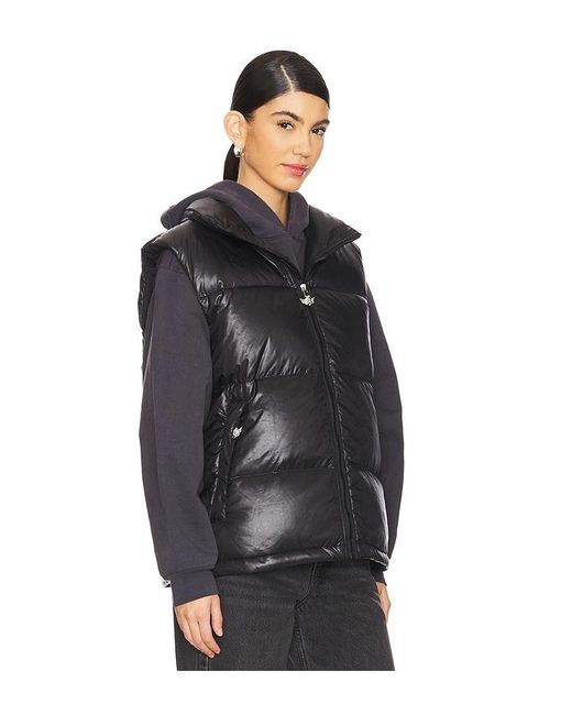 Boys Lie Logo Puffer ベスト Black