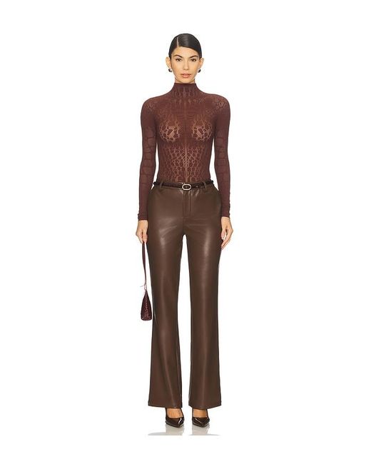 Lovers + Friends Brown Delaney Pant
