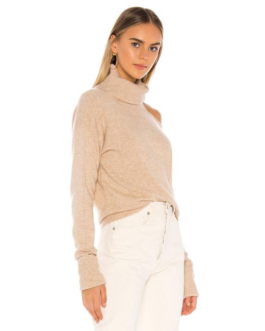 PAIGE Wool Raundi Sweater in Camel (Natural) - Lyst