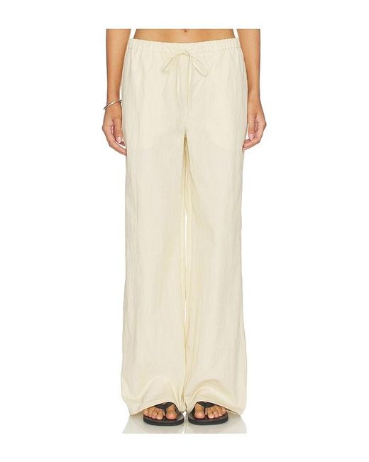 Lovers + Friends White Edith Pant