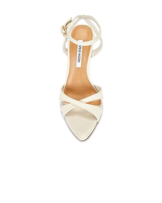 Steve Madden White Sorynn Sandal