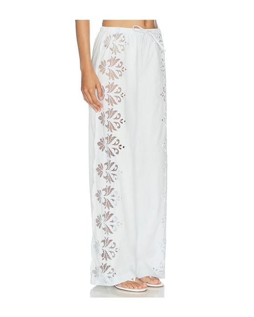 Lovers + Friends White Jolie Pant