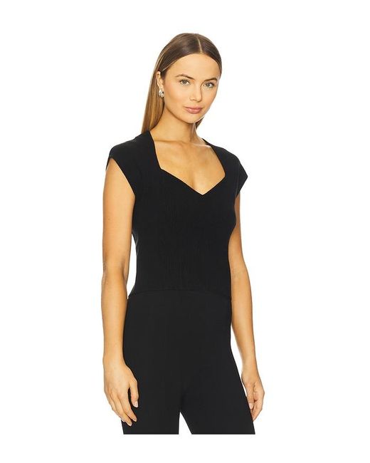 LNA Black Pullover Mit Flügelärmeln Millie