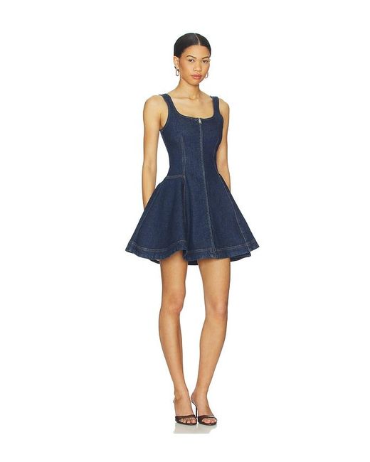 Jonathan Simkhai Blue Eleodra Denim Mini Dress