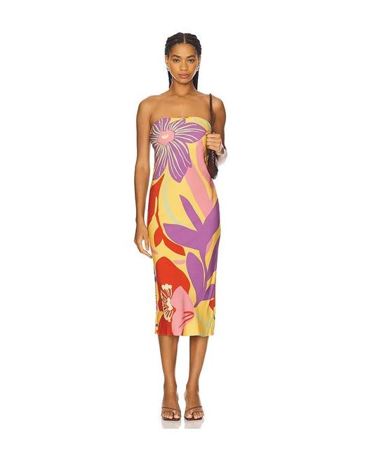Amanda Uprichard Orange Kleid Shiran