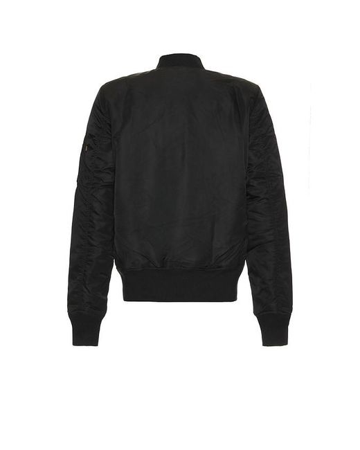 Alpha Industries Black Ma-1 Regular Fit Flight Jacket for men