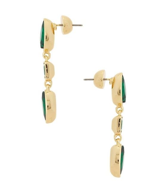 Ettika Blue Mixed Shape Drop Earrings