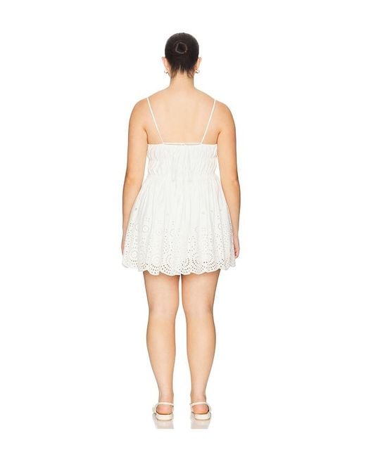 L'academie White 'Academie Lya Mini Dress