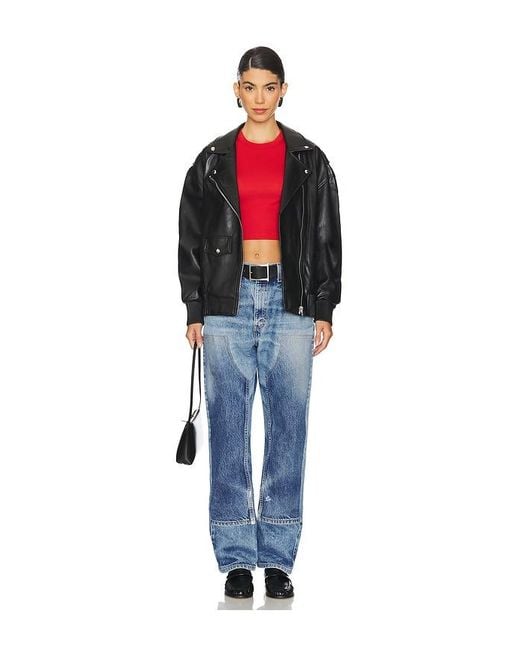 aligrace Blue Vintage Carpenter Jeans