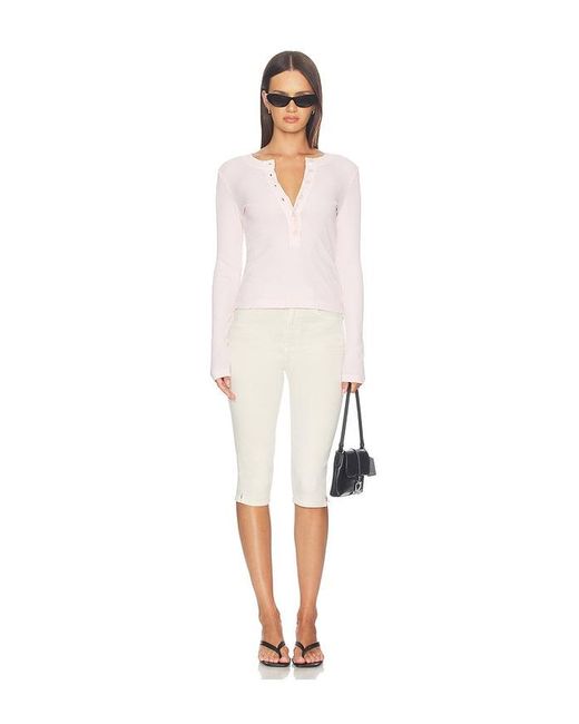 Citizens of Humanity White Devin Capri Pants