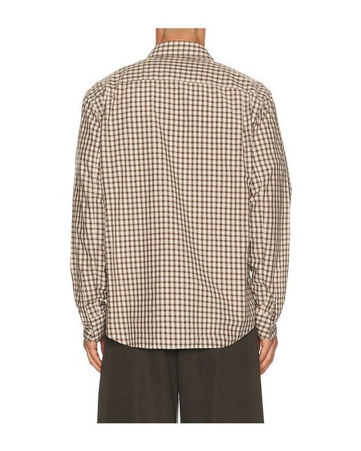 Theory Multicolor Park Check Weekend Shirt for men