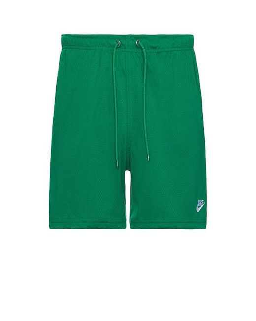 Nike Green Mesh Flow Shorts for men