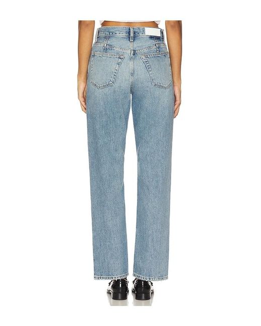 Re/done Blue 90S Wide Leg Jeans
