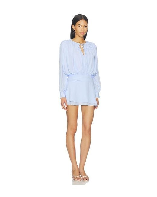 MORE TO COME Blue Bobbi Mini Dress