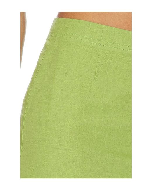ALIGNE Green Mia Linen Mix Skirt