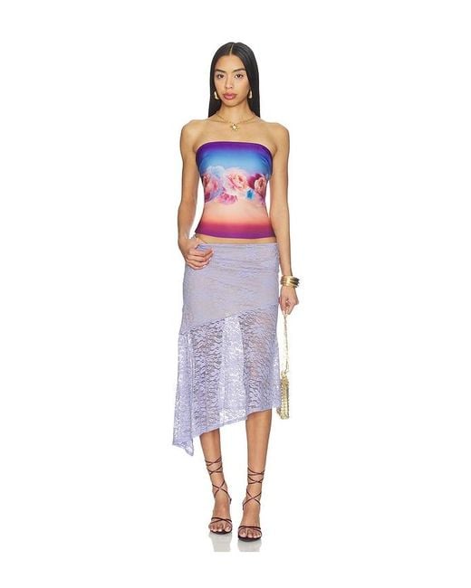 Runaway the Label White Mahina Bustier