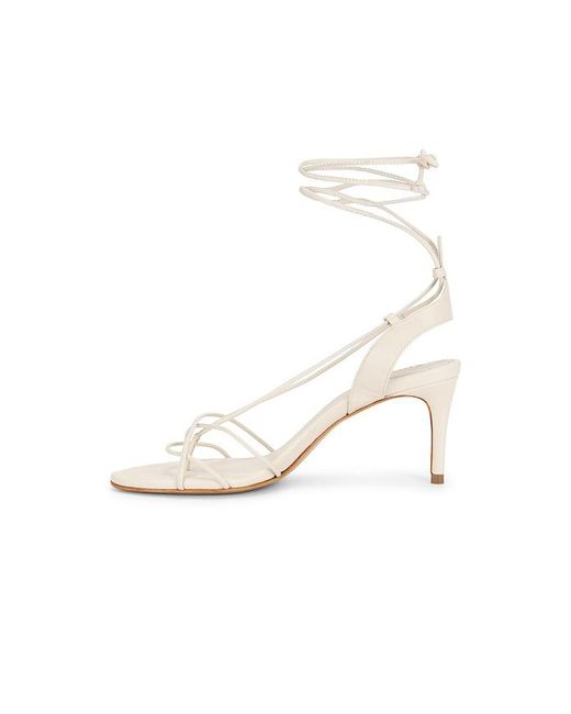 SCHUTZ SHOES White Demetria Mid Sandal