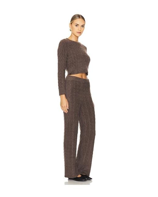 Barefoot Dreams Multicolor X Revolve Cozychic Lite Cable Pullover & Pant Set