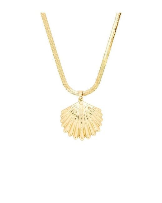 Ettika White Herringbone Shell Necklace