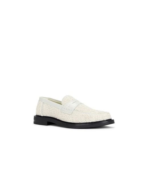 Filling Pieces White Crochet Loafer for men