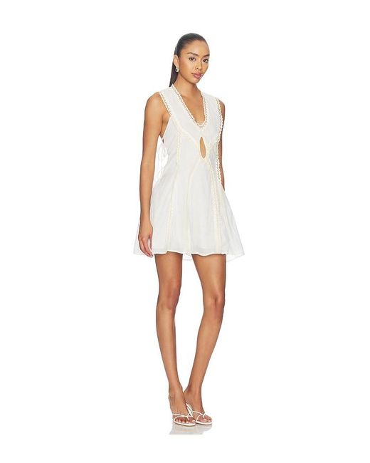 KETTEL ATELIER White Lace Cotton Dress
