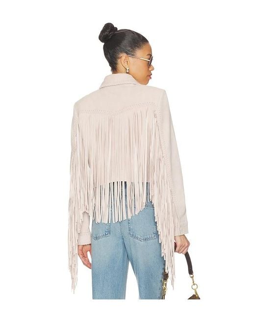 LoveShackFancy White Maelis Jacket