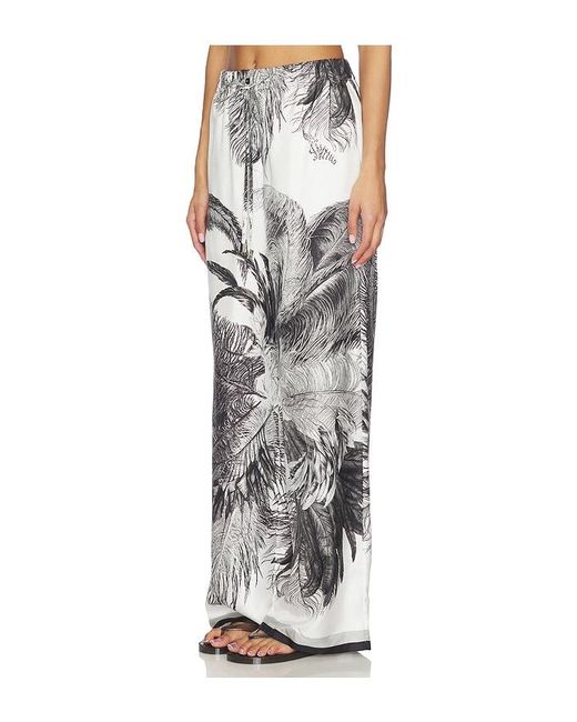 The Attico Multicolor Feather Print Pant