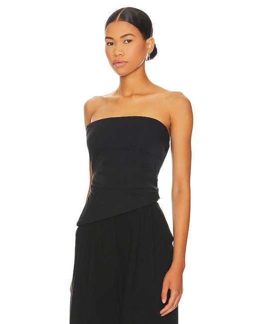Lovers + Friends Black Brodie Top