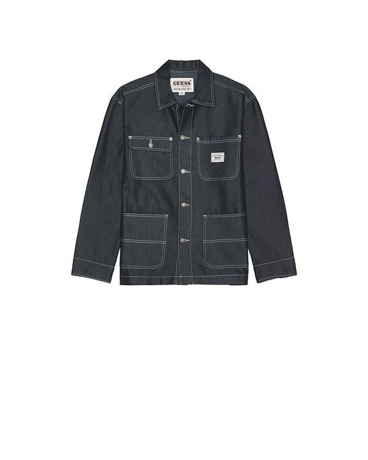 Guess Jacke Chore Metallic in Black für Herren