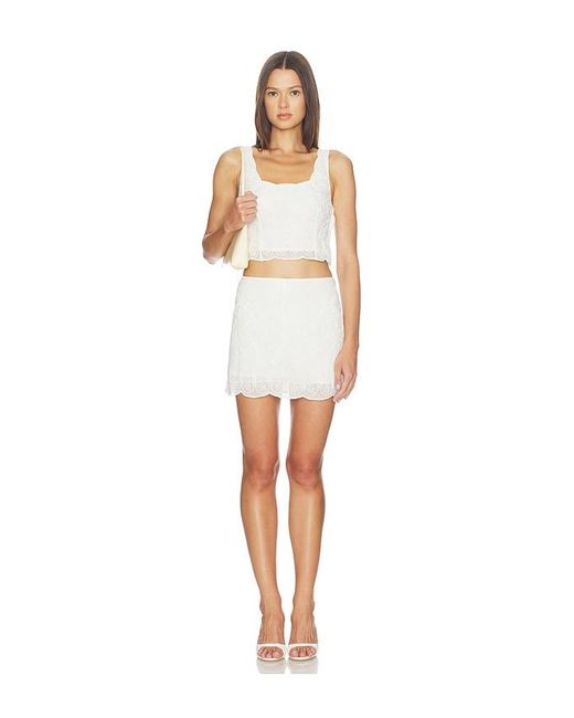 Amanda Uprichard White Elisha Top