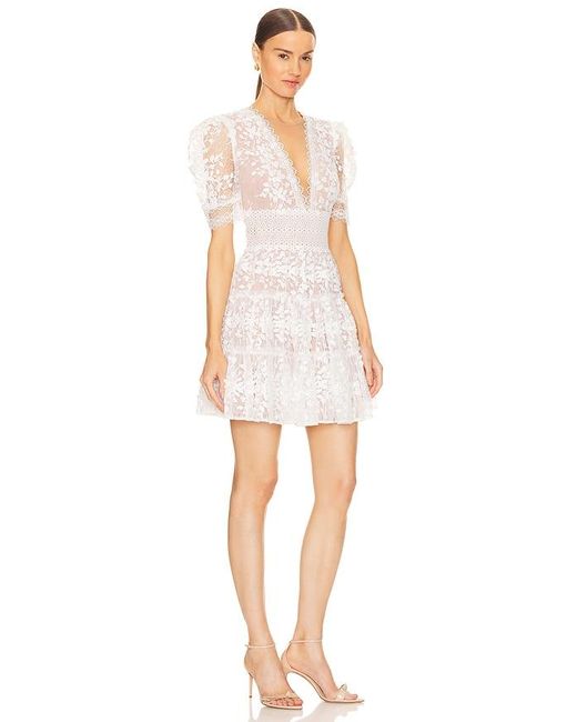 Bronx and Banco White Megan Mini Dress